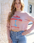 Askk Cropped Long Sleeve Tee front close
