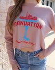 Askk Cropped Long Sleeve Tee detail