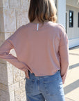 Askk Cropped Long Sleeve Tee back