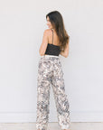Raquel Allegra Pico Zebra Print Pant back