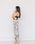 Raquel Allegra Pico Zebra Print Pant side