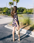 Ilio Nema Coeus Print Mini Dress full body back