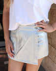 Berenice Jery Cross Over Skort close up