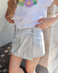 Berenice Jery Cross Over Skort side
