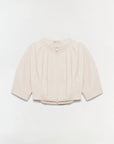 Jess Pleated Jacket laid flat