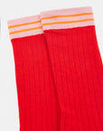 Imummy Tricolor Socks Santa Claus close up