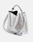 Istrala Silver Shopper Bag back view
