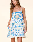 Parvana Mini Dress hand in pocket