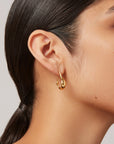 Colette Hoops Small side view on model