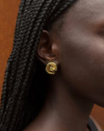 Gio Earrings on ear
