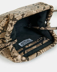 Jimbo Snake Print Shoulder Bag inside view