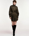 Keto Mini Shirt Dress full body front