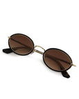 Kate 12k + Black Tea Sunglasses folded up