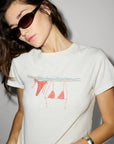 Classic Tee Bare Minimum close up front view on model