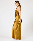 Barrett Maxi Dress full body side view on model