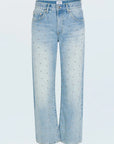 Lexi Mid Rise Bowed Straight Jean by itself
