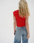 Millie Cap Sleeve Sweater back