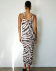 Safari Rib Timeless Tank Midi Dress back