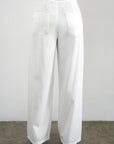 Dusty Soft Denim Pant White back