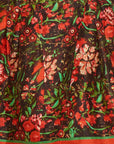 Layne Holiday Floral Mini Dress super close up detail