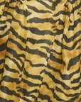 Layne Tiger Print Mini Dress super close up detail