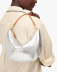 Lune Bag in Lamba behind back