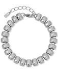 Mavis Bracelet White Gold laid flat