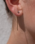 Marlo Threader Earrings super close up