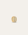 Martine Diamond Big Bead 14k Yellow Gold side
