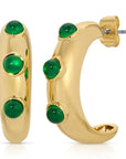 Marais Hoops Emerald Jade by itself