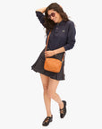 Midi Sac Natural Diagonal Woven full body view