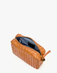 Midi Sac Natural Diagonal Woven top, open