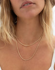 Mini Bowie Rope Necklace 16"