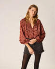 Tolan Polka Dot Shirt front view
