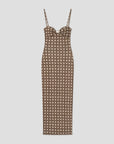 Erandi Midi Dress laid flat