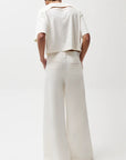 Delphine Pleated Wide full body back view
