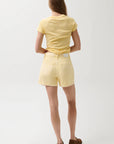 Saige High Rise A-Line Short back