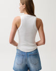 Nissi Tank Top Soft White back