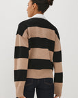 Paxton Rugby Stripe Polo Sweater back