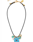Shibori Flower Necklace