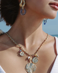 Mignonne Gavigan Carmen Charm Necklace on model