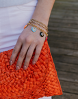 Holst + Lee Love Gem Charm Bracelet close up