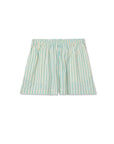 julie stripe short on a white background