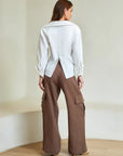 Paola Top in Cloud full body back