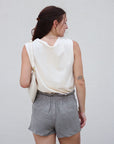 Petra Linen Short back view