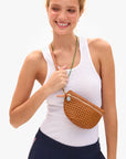 Petite Fanny Tan Rattan worn across the body