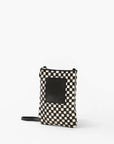 Clare V Poche Woven Checker Bag back