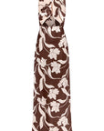 Floral patterned dress on a white background