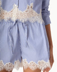 Cassandra Mid Rise Short super close up front