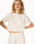 Mica Metallic Cotton Tee front